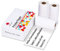 T02 weißes Thermopapier, Weißes selbstklebendes Druckerpapier, kompatibel mit allen T02 Thermo-Taschenfotodruckern, schwarz auf weißem Papier für Tagebuchfotos, 50 mm x 3,5 m, 3 Rollen