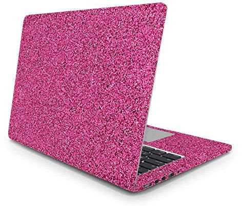 Sticker Master Glamour Pink Gold Glitter Vinyl-Aufkleber Skin Cover 13 14 15 Zoll Notebook-Aufkleber für MacBook Asus Acer Hp Lenovo Huawei Dell Vs Toshiba 13 inch (34x24 cm)