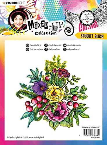 Art By Marlene Mixed-Up Clear Stamps-Nr. 290, Bouquet Blush
