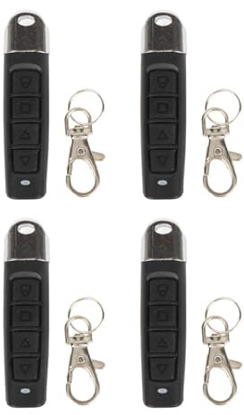 4PCS klonende Fernbedienung Schlüssel Fob,Fernbedienungs-Duplizierer 433MHz 4 Kanal elektrische Garagentor Fernbedienung für Automobil