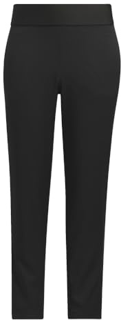 adidas Girls' Pull-on Pants, Black, Medium