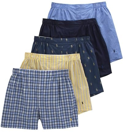Polo Ralph Lauren Herren-Boxershorts, klassische Passform, gewebt, 5 Stück