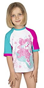 Mares Seaside Shield Kid; Maglia Rashguard Protettiva a Maniche Corte - Bambini, Rosa, L