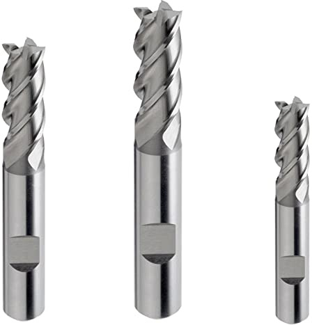 HSS-E (Co5%) Schaftfräser HB/Weldon, Typ N, DIN 844 40° Z=4 Fräser Ø 2-25 mm (7.0 x 16 x 66 - d2=10 mm)