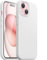 JETech Silicone Case for iPhone 15 6.1-Inch, Silky-Soft Touch Full-Body Protective Phone Case, Shockproof Cover (White)