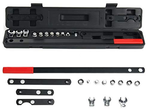 JMorCO Ratcheting Wrench Serpentine Belt Tool Kit Ratcheting Socket Wrench Repair Set 16pcs
