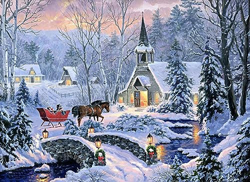 Eletiffi Diamond Painting Erwachsene Diamant Bilder Daiming Dimondpaintin Diy Set 5D Landschaft Diamontpating Diamanten Crystal Art Daiment Natur Diamont Geschenke Für Frauen Wanddeko Wohnzimmer