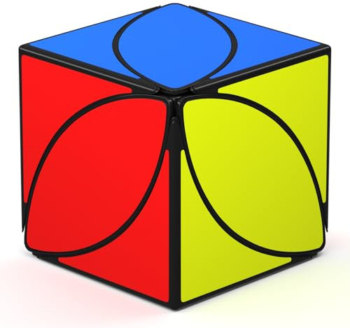Vdealen Cubo Magico Irregolare Magic Cube, Lisci Speed Cube per Utenti Avanzati Cube, Giocattoli Educativi Regali di Compleanno per Le Vacanze Regalo per Bambini Adolescenti Adulti(Ivy Cubo)