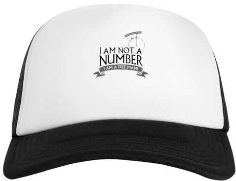 The Prisoner I Am Not A Number Weiße Baseballmütze Unisex Snapback