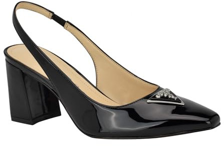 GUESS Women's Valinda Pump, Black Patent 002, 8 UK