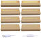LED-Lichter, beleuchteter rechteckiger USB-LED-Lichtsockel, Ständer, Desktop-Display-Basis für 3 mm dicke DIY-Acrylplatte, warmweiß beleuchtet (8)
