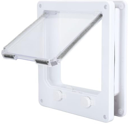 Katzen- und Hundeklappe, Leicht zu Reinigen, Richtungskontrolle, Langlebige Nutzung, Einfache Installation mit Schrauben und Zubehör, Minimalistisches Design, Vielseitige Lösung