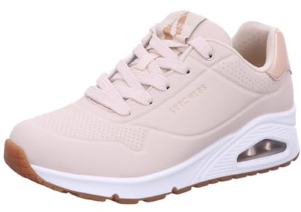 Skechers Damen Low-Top Sneaker UNO GOLDEN AIR, Frauen Sneakers,Slip-ons,Skater,Low-top,weiblich,Lady,Ladies,Women's,Woman,Beige,35 EU