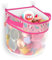 UNEEDE Axolotl - Organiseur de Jouets de Bain Imprimé 12 Litres - Support pour Baignoire à Séchage Rapide - Panier de Douche en Maille
