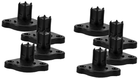 Gatuida 8pcs Drive Away Awning Replacement Parts Rv Hardware Tent Feet Bracket Clamp