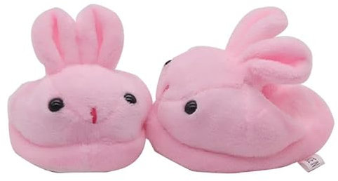 XJHDS 8 * 3.5cm Cute Doll Plush Rabbit/Bear Shoes Doll Shoes Doll Plush Slippers Doll Princess Shoes For 18 Inch Girl Doll Accessories