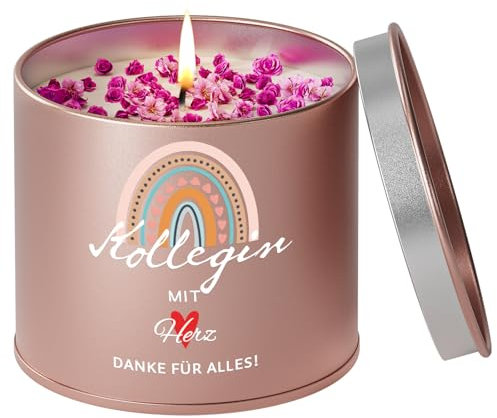 TheGiffter Abschiedsgeschenk Kollegen,9oz Lavendel Duftkerzen Danke Geschenke Kollegin,Geschenke für Arbeitskollegin,Geschenk für Kollegen Geburtstag Weihnachten Ruhestand Jobwechsel
