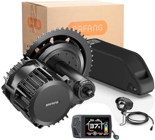Bafang BBS-HD 1000W 52V Mittelmotor mit EKD01 E-Bike Display und 52V20Ah Ebike Batterie-CAN Protokolle Elektrofahrrad-Umbausatz, Mittelmotor 8Fun BBS03 G320 Ebike Conversion Kit für BB68mm MTB