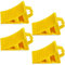 GAsupply 4 cuñas de plástico con mango para ruedas, cuñas de freno para coches, remolques, caravanas, autocaravanas