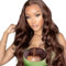 Perruque Bresilienne Cheveux Humain Sans Colle 4x4 HD Lace Perruque Femme Naturelle Brésilien Brun Chocolat Couleur Wear and Go Glueless Wig Human Hair Lace Body Wave Wig Marron Foncé (18 pouces)