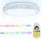 XMTECH 48W RGB LED Deckenleuchte Farbwechsel Deckenlampe Dimmbar Sternenhimmel-Effekt, 2800-6500K Lampe Deckenbeleuchtung mit Fernbedienung für Wohnzimmer Schlafzimmer Kinderzimmer Küche