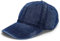 styleBREAKER Jeans Baseball Cap Unisex | Denim Basecap mit Verstellbarer Schnalle | 6-Panel Cap mit Gebogenem Schirm & Luftlöchern | Atmungsaktive Baumwoll-Mütze für Damen & Herren, Farbe:Dunkelblau