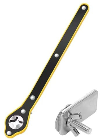 Nicear Wagenheber Fürs Auto Ratschenschlüssel Fürs Auto Reifenheberschlüssel Mit Universaladapter 360° Schwenkbar Scherenhebebühne Schnellgriffschlüssel Für Reise Lkw Suv