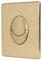 Toilet Flush Actuator Plate, Toilet Cistern Replacement Parts Compatible with Grohe Skate Air, Water-Saving, 2 Quantity and Start & Stop Operation (Matte Gold)