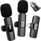 Qhot Microfono lavalier wireless iPhone, Pad, telefono ios, mini microfono a bavero con riduzione del rumore e suono cristallino per registrazioni video, vlogging, TikTok, YouTube