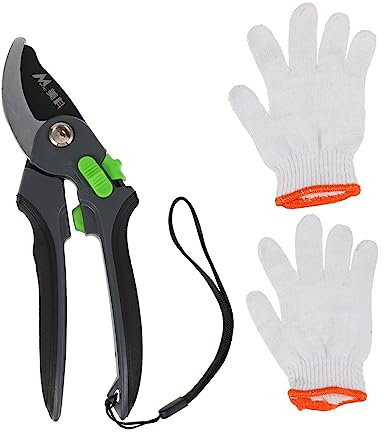 Toyvian Gartenschneider mit Ergonomischen Griffen Legierungsstahl Tragbarer Scherbox für Präzises von Ästen und Werkzeug für Gartenarbeit