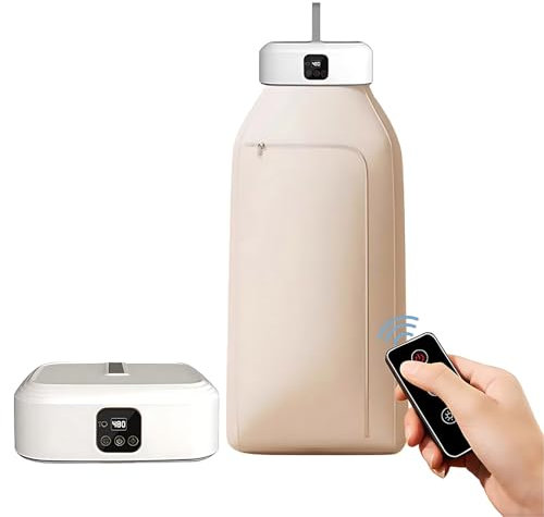 HUGGWRT Asciugatrice Portatile Mini Pieghevole con Pompa di Calore Elettrica - Timer e Spegnimento Automatico - Ideale per Viaggi d'Affari, Dormitori, Appartamenti, Alberghi e Campeggi