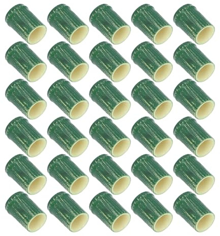 Hamwesh Tasses à thé Miniatures, 30 Pièces, Tasse en Bambou de Simulation Réaliste, Accessoires de Cuisine pour Maison de Poupée avec Miniatures à l'échelle 1:12 pour la Décoration de la Maison