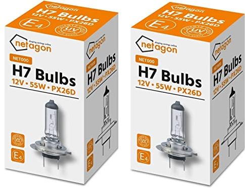 2 x Auto Frontscheinwerfer Scheinwerfer H7 Birne Licht Lampe 12V