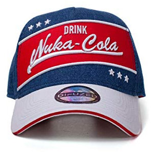 Gioteck Unisex Casquette Fallout 76-Drink Nuka-cola Vintage Visor, Mehrfarbig (Multicouleur Multicouleur), Einheitsgröße
