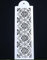 Wiederverwendbare Schablone für Ornamente, Barockgröße, A4, Shabby-Chic-Stil, Dekoration, Basteln, B23 (wiederverwendbare PVC-Schablone, 32 cm x 10 cm)