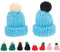10 StüCk Mini StrickmüTzen FüR DIY Handwerk, Bunte Wolle HüTe FüR Puppendekoration Und Weihnachtsflaschen, BastelzubehöR