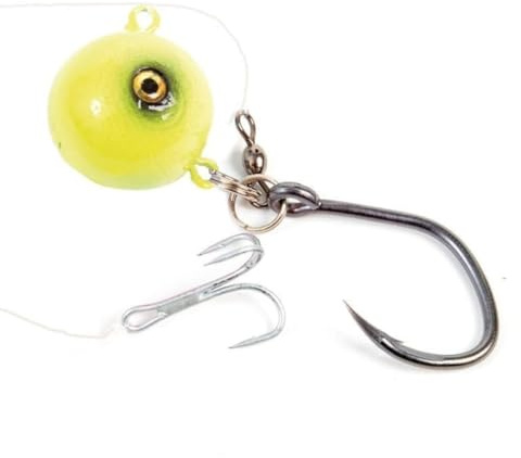 Fladen Deadbait Halibut Rig, 500g Luminous, 12/0 and 4/0 Hook