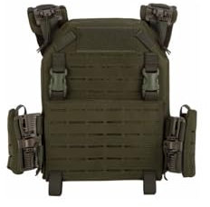 Invader Gear QRB Reaper Molle Plate Carrier Vest Lazer Cut QR Airsoft, Od Green