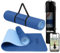 LA MENTE ES MARAVILLOSA - Gymnastikmatte, Rutschfest Yogamatte inkl. Tragegurt + Tasche + Übungs-E-Book, Gepolstert, Hautfreundliches TPE für Fitness/Pilates/Workout 183x61 cm (Mandala, Blau)