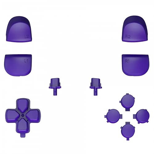 PS5 Next Gen Controller Chrome & Plain Full Buttons Set D-Pad Trigger LT RT LB RB (matt lila)