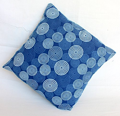 Indigoblau bedruckter Kusionsbezug Kissenbezug Indischer Sitzpouf Pom Outdoor Boho Kissenbezüge Haustier Bedding Dekorative Wurfkissenbezug Indisches Sofa (50)