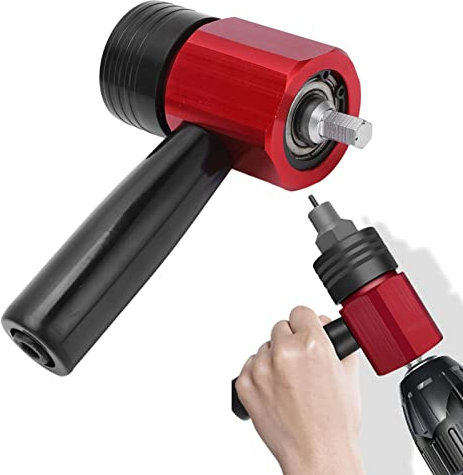 Nietpistolen Adapter für Blech M3 M4 M5 M6 M8 Mutter, Kabelloses Elektrisches Nietpistolen Kopf Adapter Kit, mit 5 Nietköpfen/Umwandlungsschraube/Umwandlungskopf