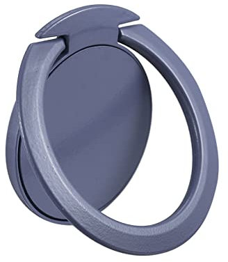 sourcing map Phone Ring Holder, Ultra-Thin Cellphone Stand 360 Rotation Grip, for Magnetic Car Mounts, Purple Grey
