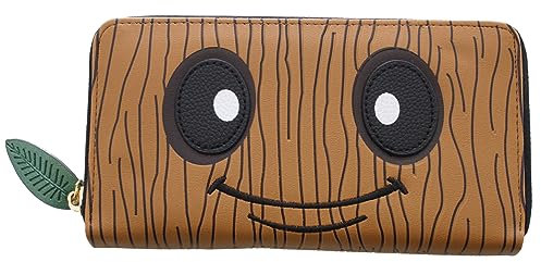 Galaxy Groot Anime Wallet Long Wallet Geldbörse mit Münzfach, Mehrfarbig, Casual
