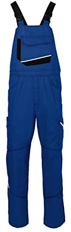 KÜBLER ICONIQ cotton Latzhose – Latzhose aus 100% Baumwolle mit ergonomischer Linienführung kbl.blau/schwarz Gr. 25