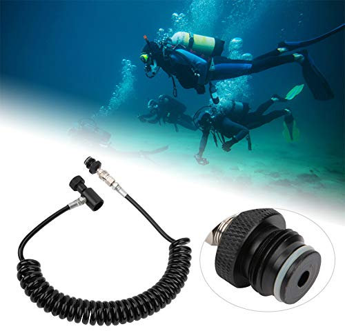 KIMISS G1 2 Aluminium Air, Gewellter Verbindungsschlauch ohne Paintball Mamba Coil Remote Valve