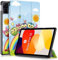 Dlahaby Funda Compatible con Xiaomi Redmi Pad SE 11 Pulgadas 2023, Funda Protectora con Soporte Función, Auto-Sueño/Estela,Caballo Arco Iris