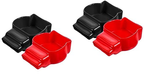 ibasenice 4 Pcs Terminal Cap Battery Terminal Cover Battery Terminal Protector Spray Battery Cable Terminal Covers Rv Batteries Battery Terminal Protection Kit Pvc Marine Protective Cover