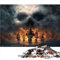 Piraten-Puzzle mit Totenköpfen und Knochen, 1000 Teile, Premium-Recyclingbrett, DIY-Puzzlespielzeug für Erwachsene, 26,9 x 37,9 cm