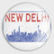 Evans1nism Kühlschrankmagnete mit Skyline-Motiv India New Delhi, kleine Glasmagnete, Stadt-Souvenir, starker Magnet, Urlaubsmomento, dekorative Magnete für den Kühlschrank, niedliche Dekoration für